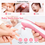 Electric Baby Nail Trimmer with 6 Grinding Heads