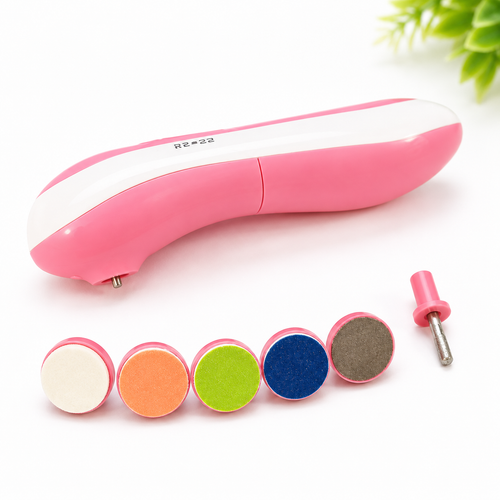 Electric Baby Nail Trimmer with 6 Grinding Heads