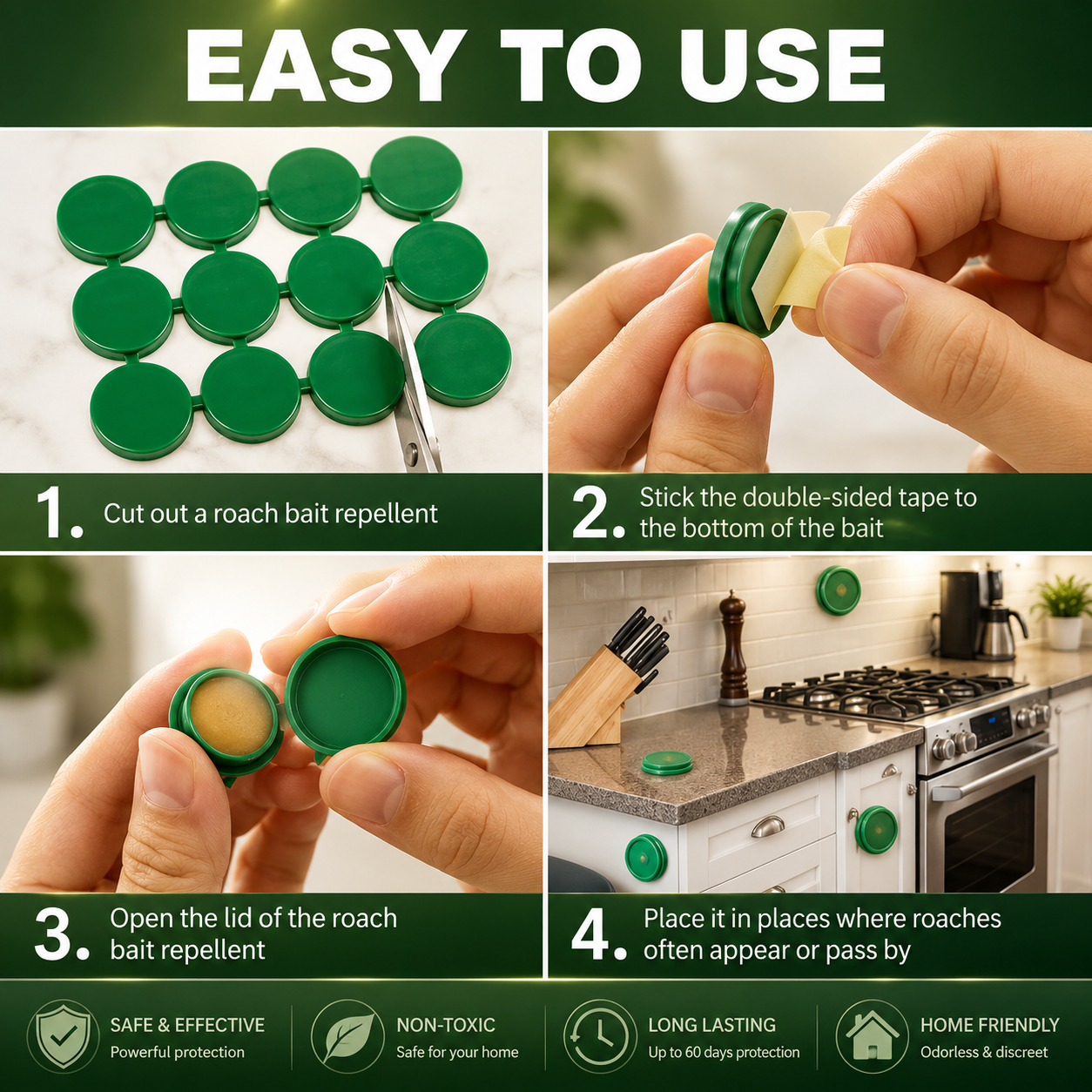 Cockroach Killer Gel Home Strong for Kitchen
