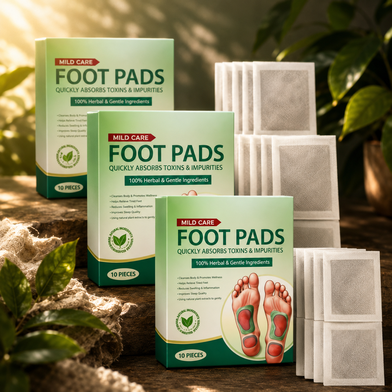 Detox Foot Patches (set Of 10)