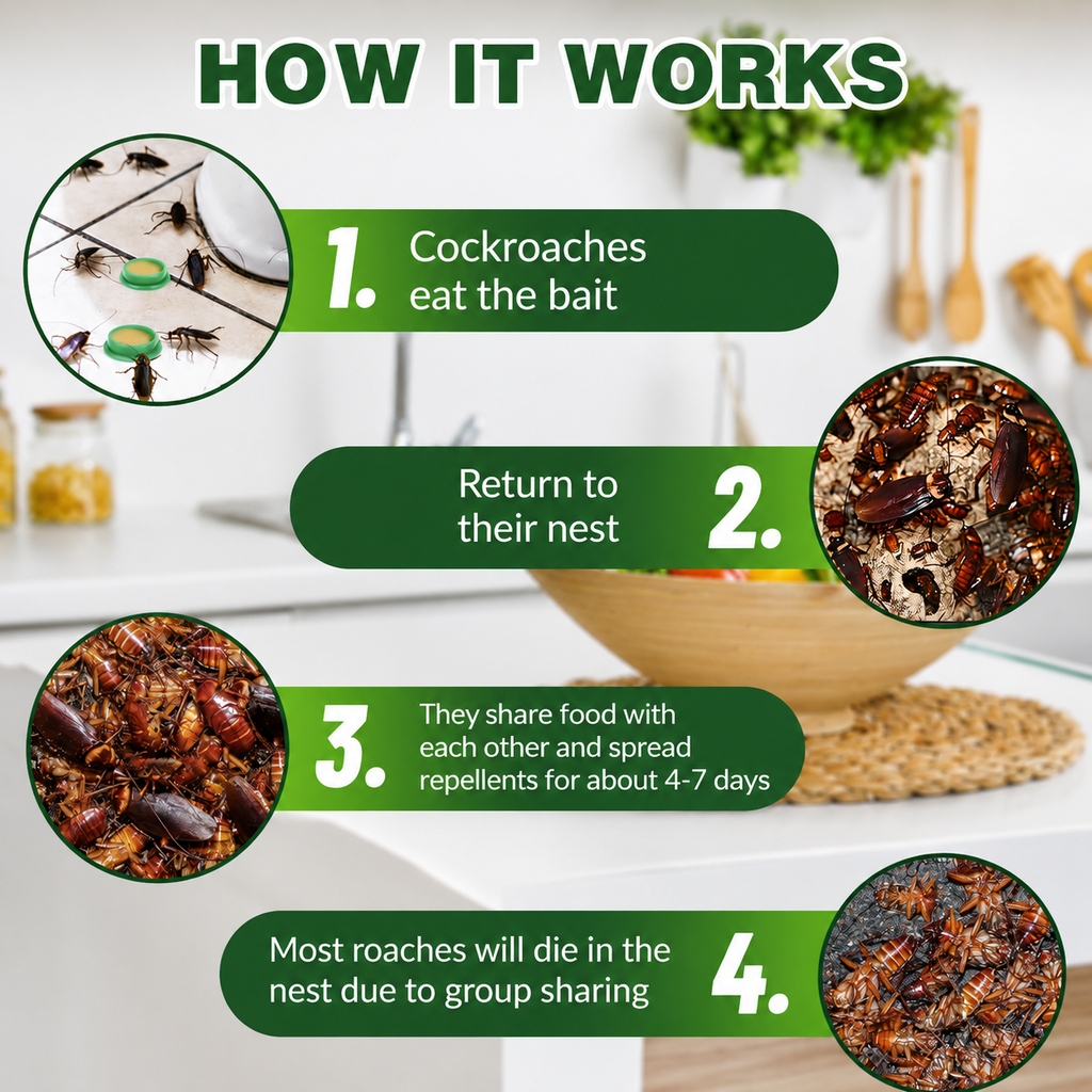 Cockroach Killer Gel Home Strong for Kitchen